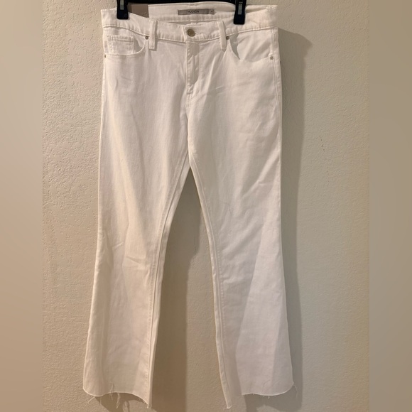 HUDSON white Nico Mid-Rise Bootcut Barefoot Jeans size 29 - Picture 2 of 6